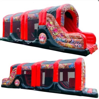 hire assault course in West Wales large