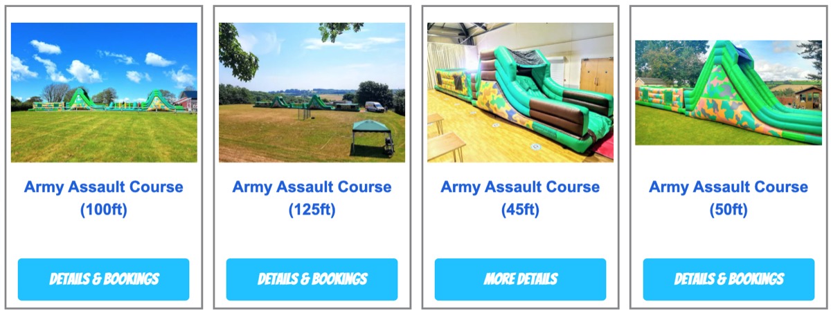 Inflatable assault course hire in Swansea Inflatable assault course hire in Swansea