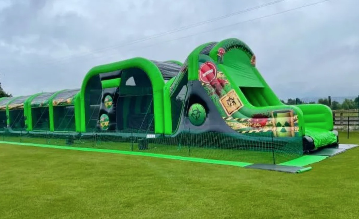 Inflatable assault course hire Swansea Inflatable assault course hire Swansea