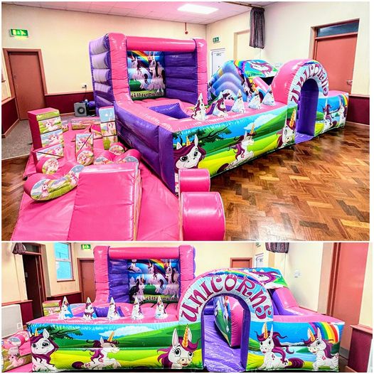 Unicorn Toddler Playpark, Unicorn Soft Play at Carew Memorial Hall, Tenby Unicorn Toddler Playpark, Unicorn Soft Play