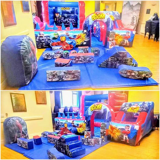superhero soft play and superhero toddler park at Solva Memorial Hall superhero soft play and superhero toddler park at Solva Memorial Hall